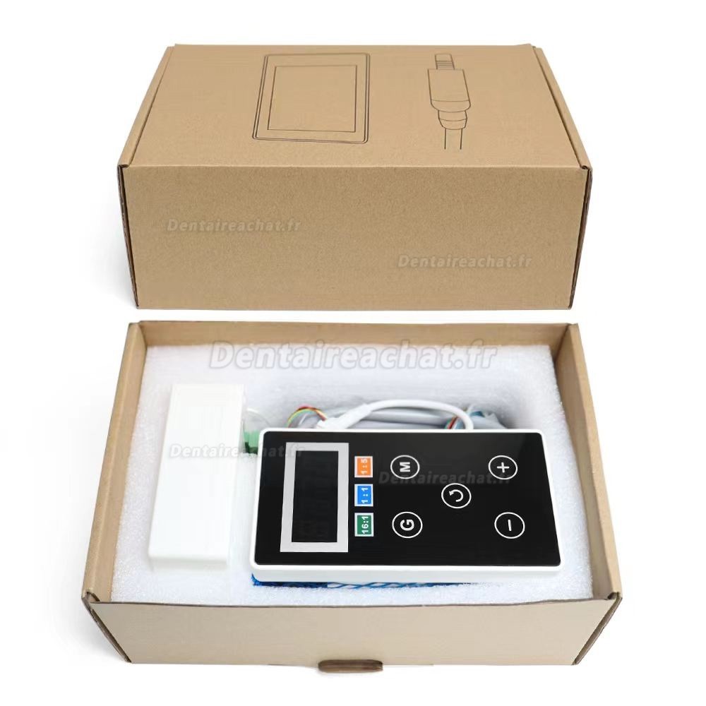 Moteur électrique sans balais intégré avec fibre optique LED pour fauteuil dentaire